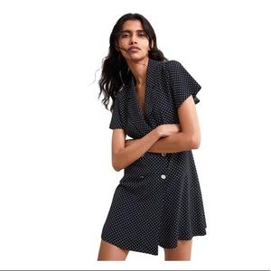 Cute black wrap romper